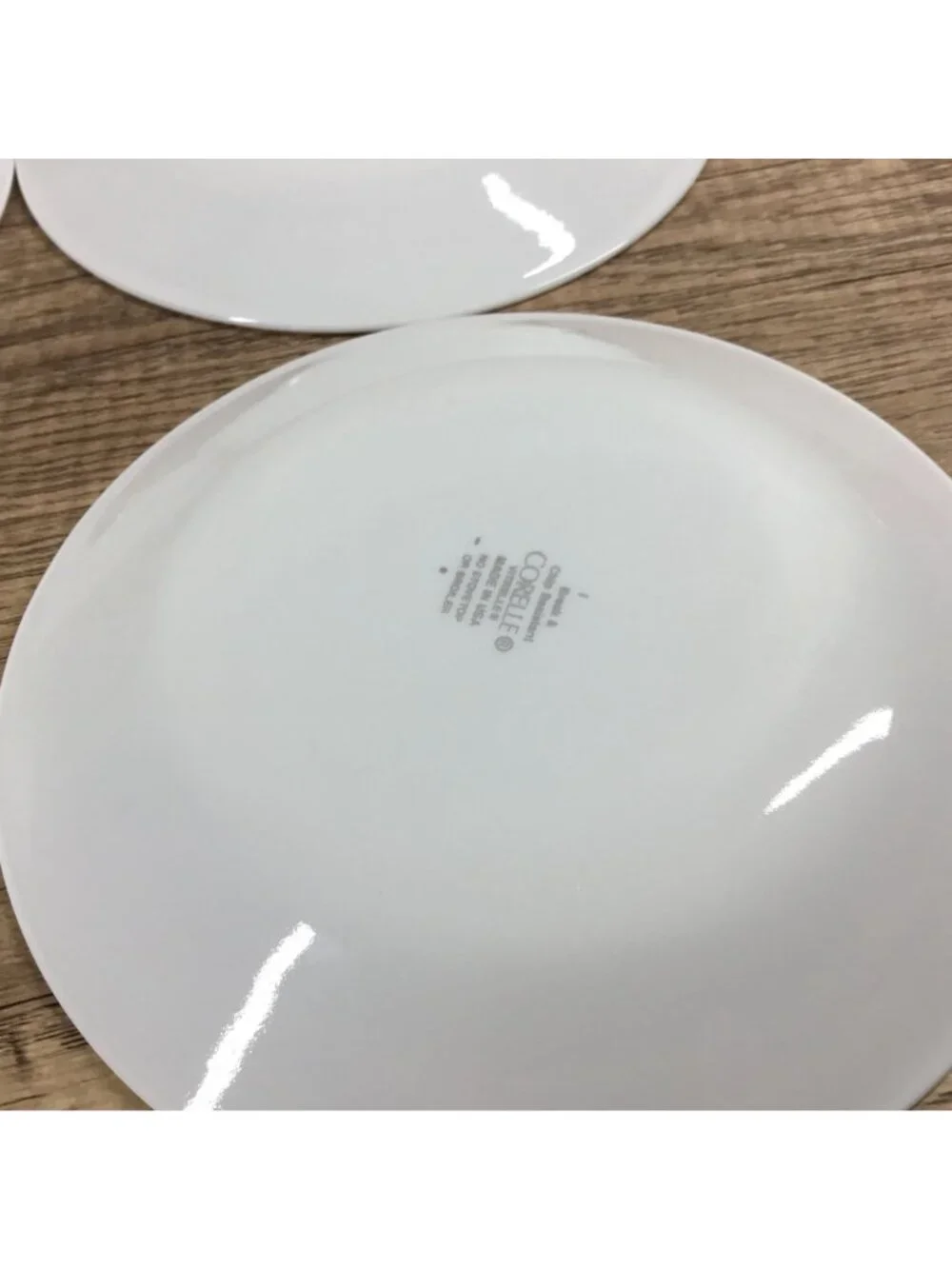 Set of 4 Corelle Garden Sketch Bands Bread & Butter Plates 6 3/4 In